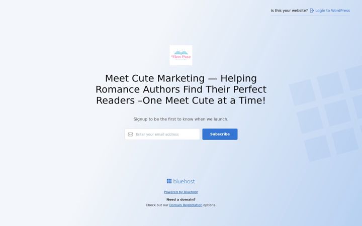 Screenshot of meetcute-marketing.com