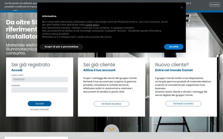 Screenshot of meetgruppocomet.com