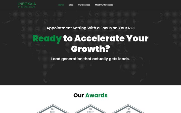 Screenshot of meetinboxxia.com