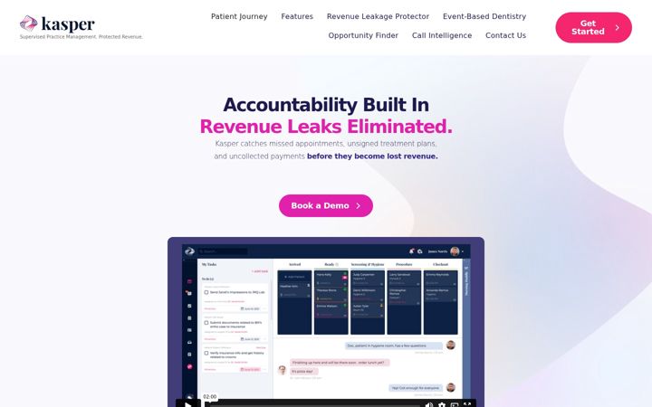 Screenshot of meetkasper.com