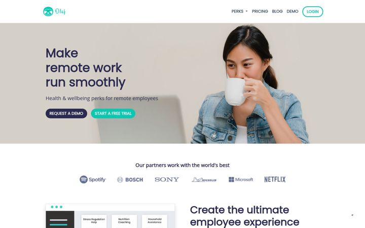 Screenshot of meetolaf.com