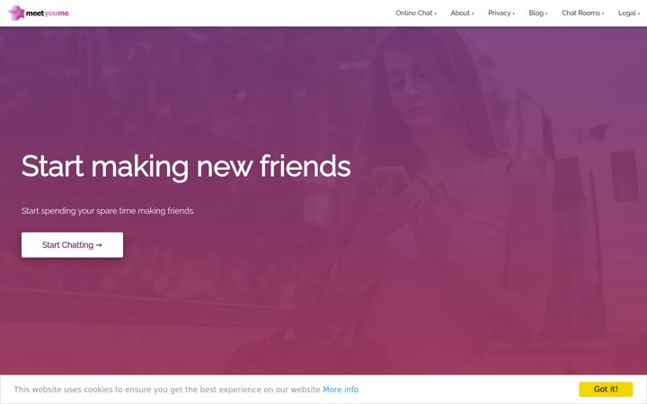 Screenshot of meetyou.me