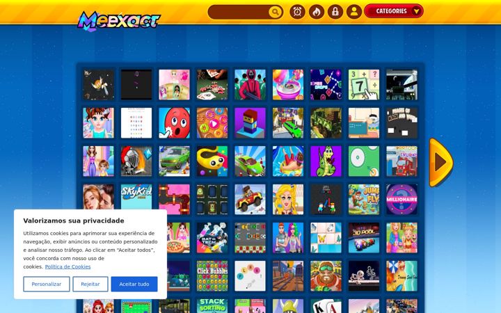 Screenshot of meexact.com