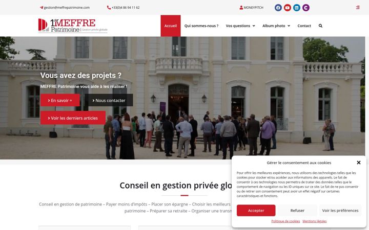 Screenshot of meffrepatrimoine.com