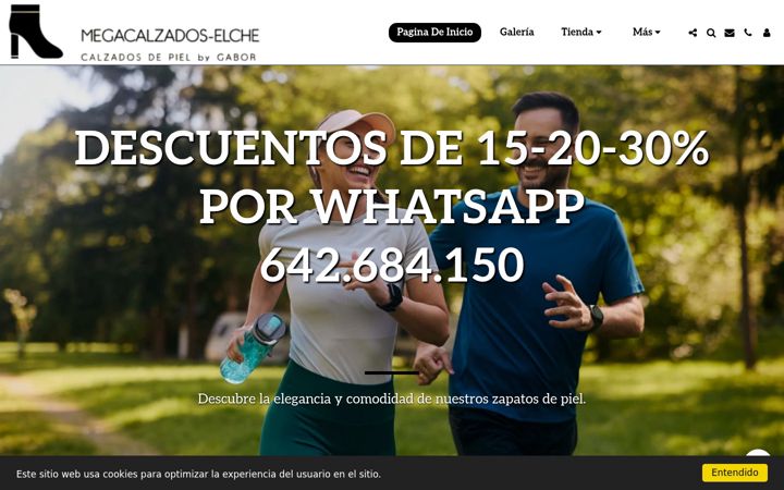 Screenshot of megacalzados-elche.com