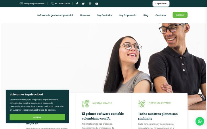 Screenshot of megactivo.com