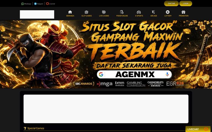 Screenshot of megacuan77.com