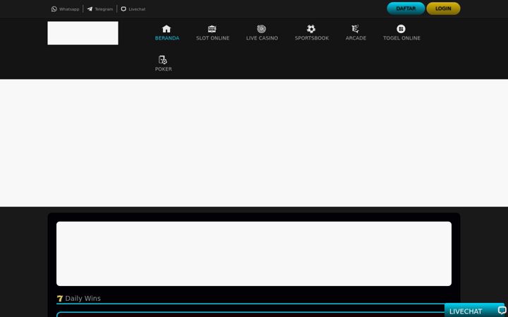 Screenshot of megadapur69.com