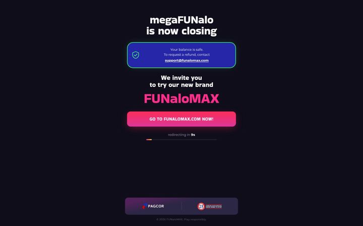 Screenshot of megafunalo.com