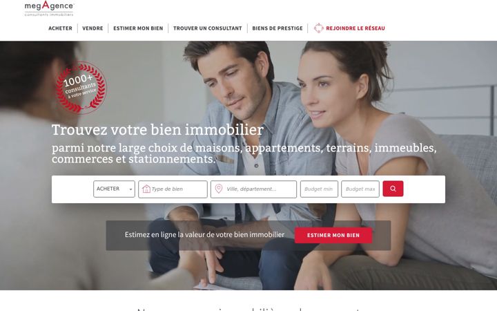Screenshot of megagence.com