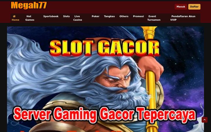 Screenshot of megah77.com