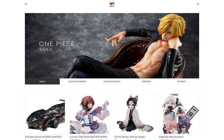 Skærmbillede af megahobby.jp
