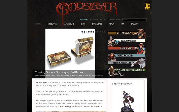 Screenshot of megalith-games.com