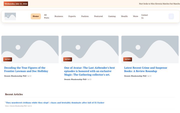 Screenshot of megapalacedaily.com