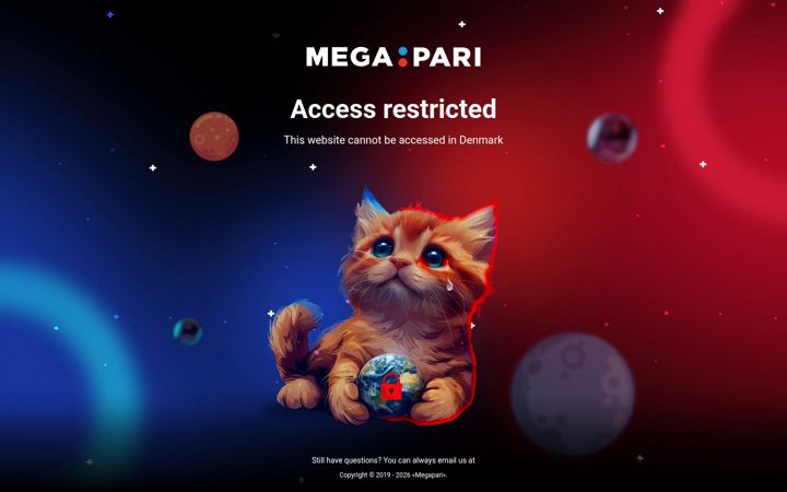 Screenshot of megapari.com