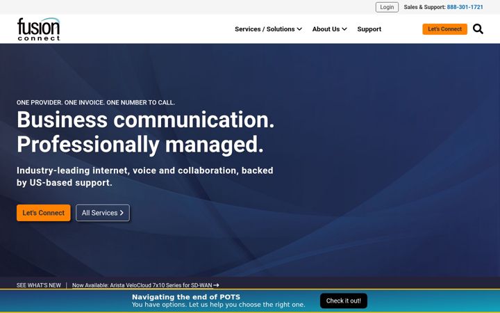 Captura de ecrã de megapath.com