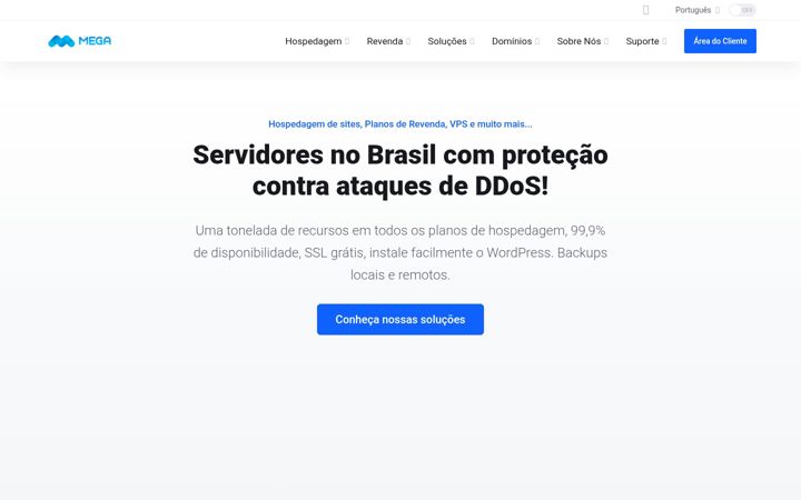 Zrzut ekranu megaprovedor.com.br