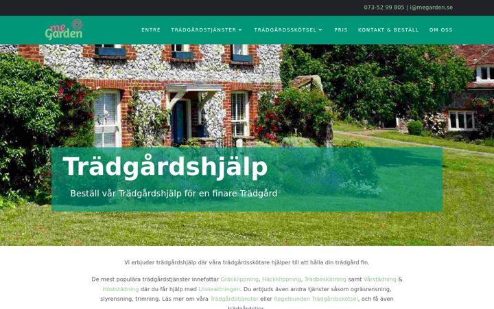 Screenshot του megarden.se