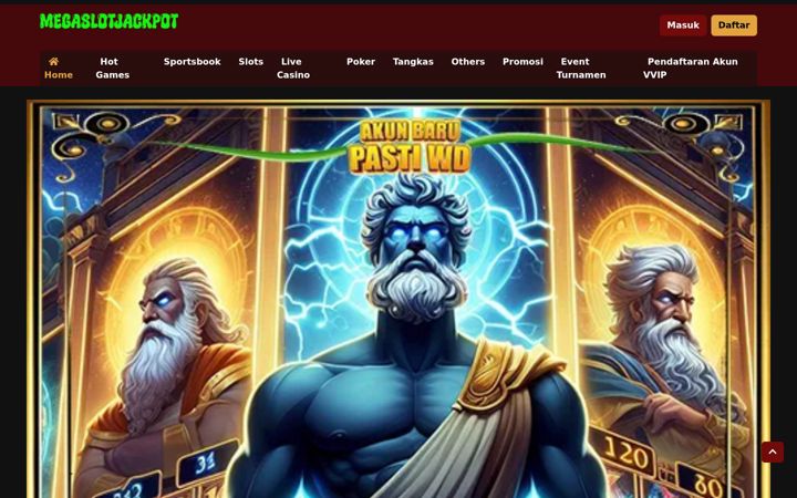 Screenshot of megaslotjackpot.com