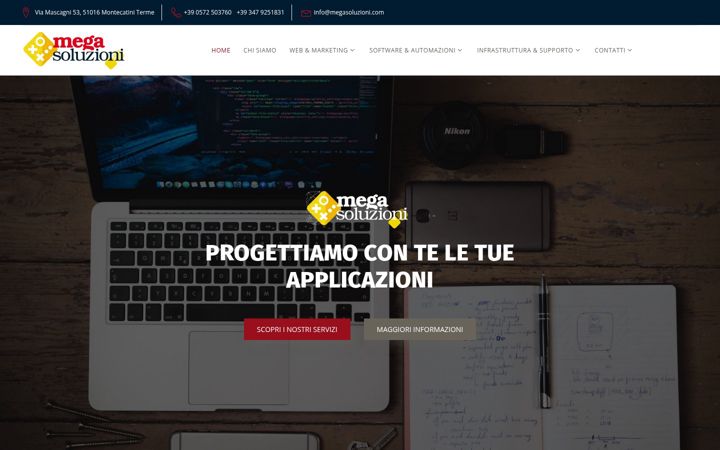 Screenshot of megasoluzioni.com