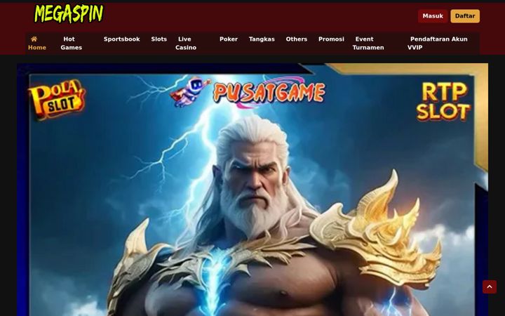 Skærmbillede af megaspinslot.net