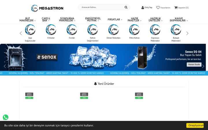 Screenshot of megastron.com