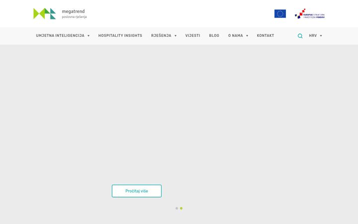 Screenshot of megatrend.com