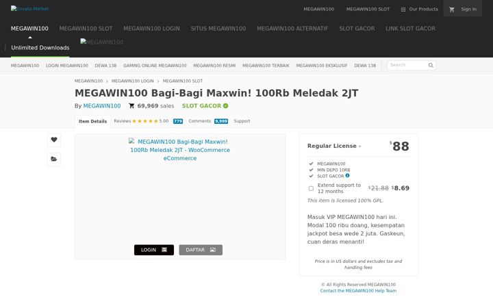 Screenshot of megawin100b.com