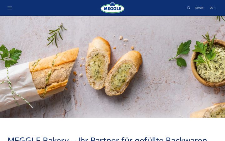 Screenshot of meggle-bakery.com