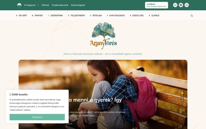 Screenshot of megoldaskozpont.com