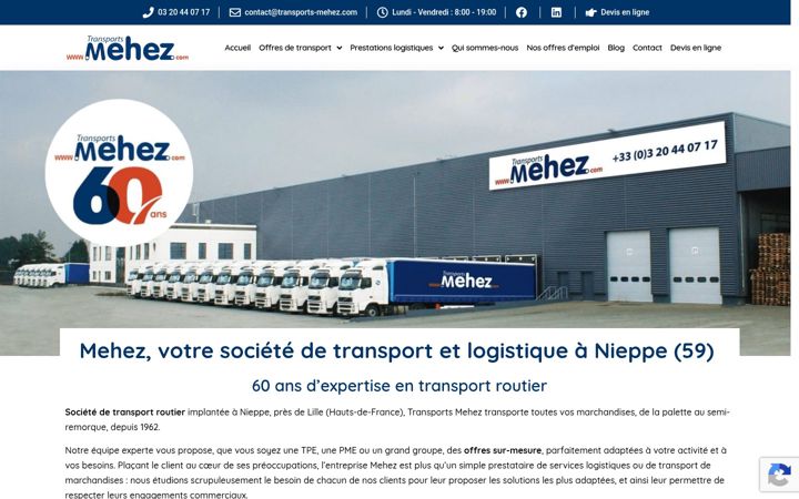 Screenshot of mehez.com