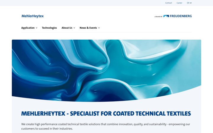 Screenshot of mehler-texnologies.com
