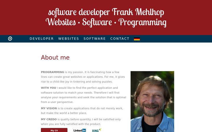Screenshot of mehlhop.com