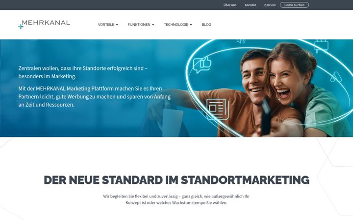 Screenshot of mehrkanal.com