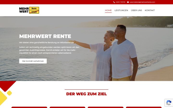 Screenshot of mehrwertrente.com
