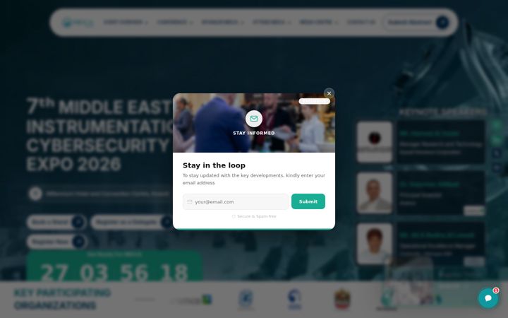 Screenshot of meicaexpo.com