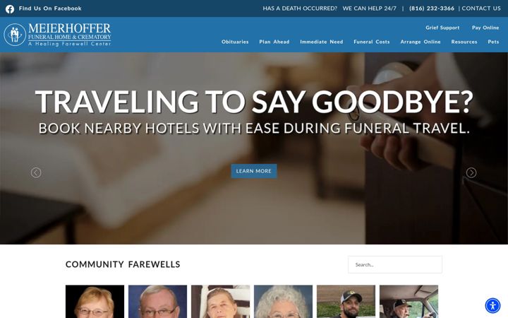 Screenshot of meierhoffer.com