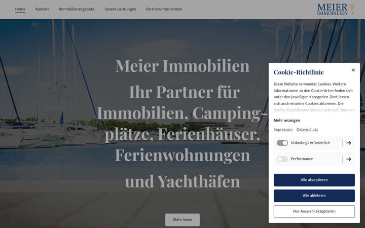 Screenshot of meierimmobilien.com