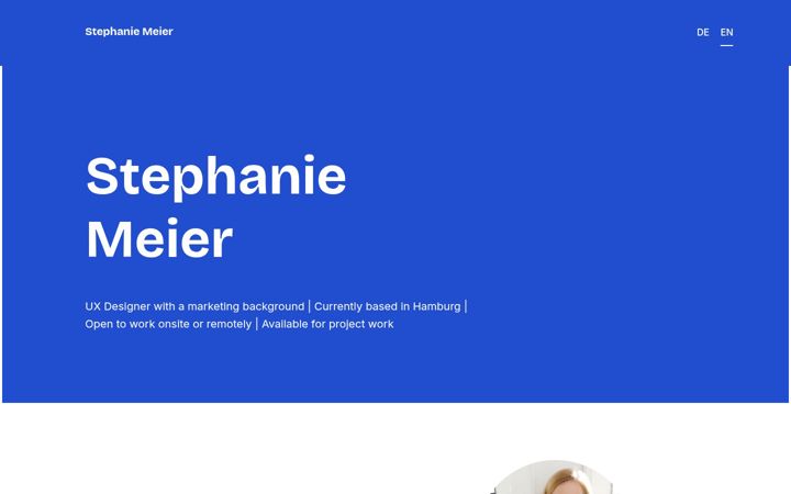 Screenshot of meierstephanie.com