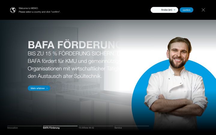 Screenshot of meiko-global.com