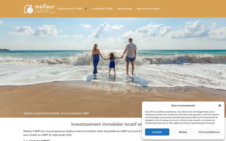 Screenshot of meilleur-lmnp.com