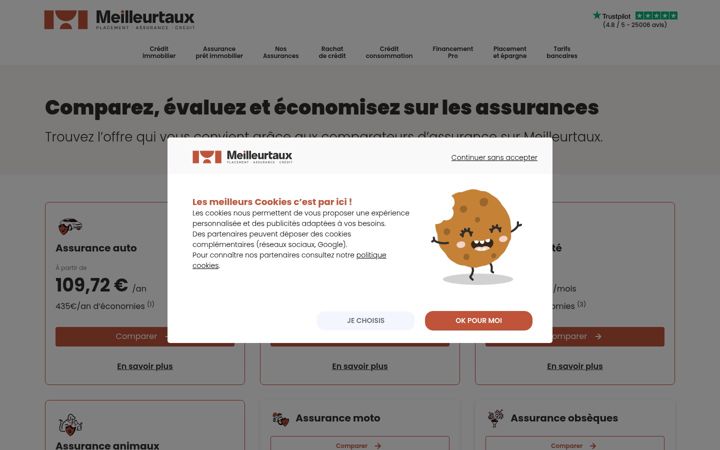 Screenshot of meilleureassurance.com