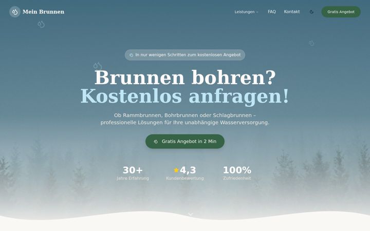 Screenshot van mein-brunnen.at