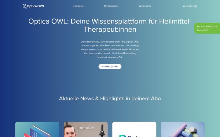 Screenshot of mein-owl.io
