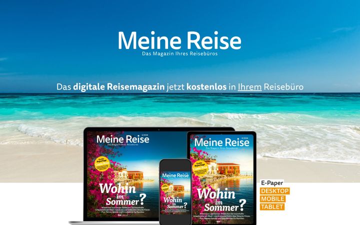 Screenshot of meine-reise.com