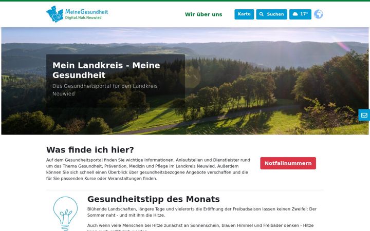 Screenshot of meinegesundheit-kreis-neuwied.de