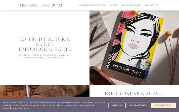 Screenshot of meinerfolgsjournal.com