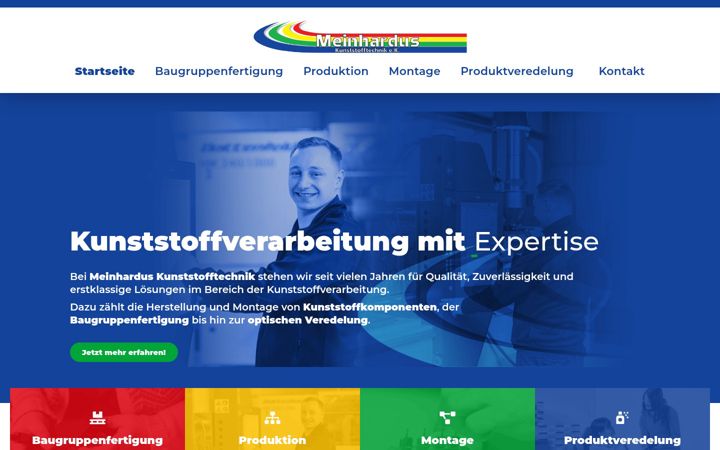 Screenshot of meinhardus.com