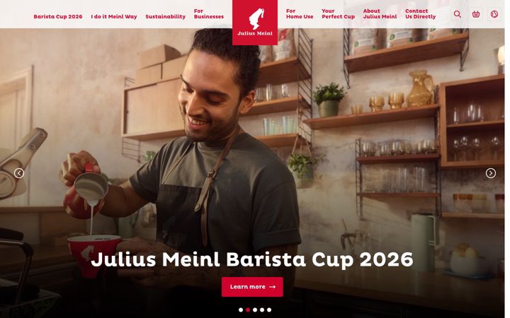 Screenshot of meinlcoffee.com