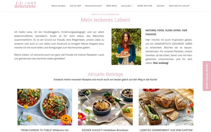 Screenshot of meinleckeresleben.com